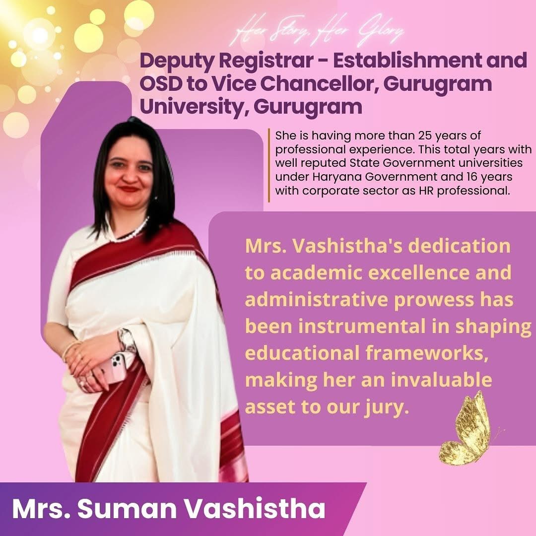 Mrs. Suman Vashistha - Empowering Changemakers
